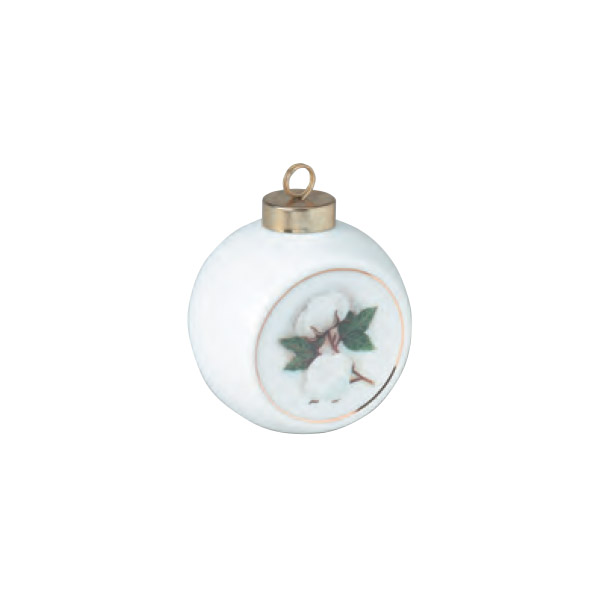 China Ball Ornament with Orignal Cotton Design